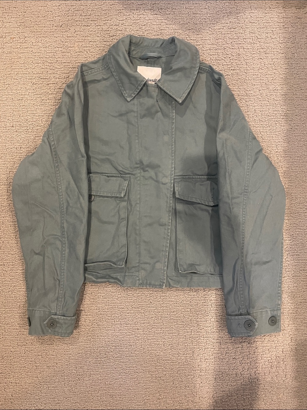 Madewell Sea Green Utility Jacket